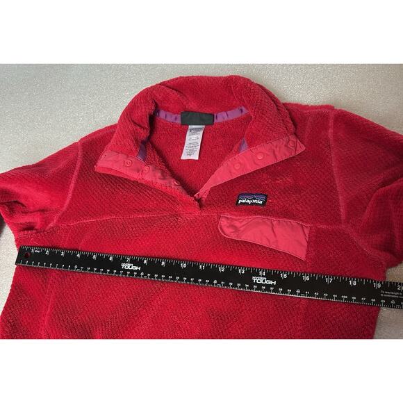 Patagonia Sweater Womens Medium Pink Fleece Snap-T Pullover. Soft & Comfortable - Picture 5 of 14